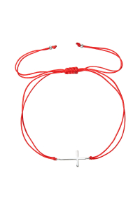 Kabbalah náramok so strieborným krížikom 13045.3 red Obrázok pre Kabbalah náramok so strieborným krížikom 13045.3 red