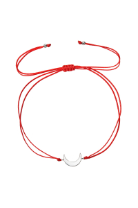 Kabbalah náramok so strieborným mesiacom 13044.3 red Obrázok pre Kabbalah náramok so strieborným mesiacom 13044.3 red
