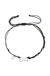 Kabbalah náramok so strieborným nekonečnom 13048.3 black Obrázok pre Kabbalah náramok so strieborným nekonečnom 13048.3 black