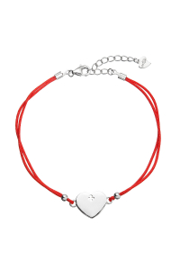 Kabbalah náramok so strieborným srdcom 13049.3 red Obrázok pre Kabbalah náramok so strieborným srdcom 13049.3 red
