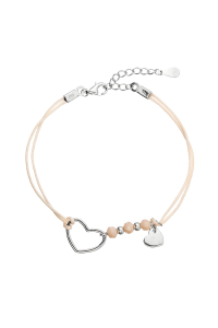 Kabbalah náramok so striebornými srdiečkami 13053.3 lt.orange Obrázok pre Kabbalah náramok so striebornými srdiečkami 13053.3 lt.orange