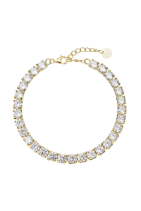 Obrázok pre Luxusný pozlátený tenisový náramok 13098.1