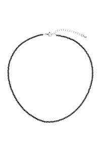 Náhrdelník s black spinel kamene 42012.3 oceľ Obrázok pre Náhrdelník s black spinel kamene 42012.3 oceľ