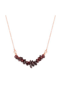 Náhrdelník s granátom 42037.3 oceľ Obrázok pre Náhrdelník s granátom 42037.3 oceľ