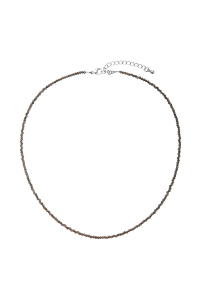 Náhrdelník s grey spinel kameňmi 42012.3 oceľ Obrázok pre Náhrdelník s grey spinel kameňmi 42012.3 oceľ