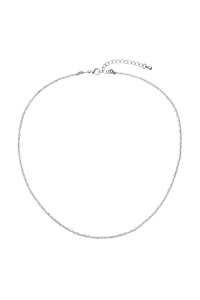 Náhrdelník zo šedých kremeňov 42012.3 oceľ Obrázok pre Náhrdelník zo šedých kremeňov 42012.3 oceľ