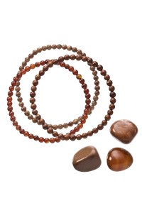 Náramky s minerálnymi kameňmi achát, avanturine 43043.3 sv.hnedý Obrázok pre Náramky s minerálnymi kameňmi achát, avanturine 43043.3 sv.hnedý