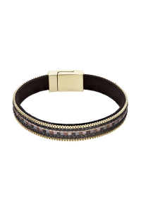 Náramok čierny textilný 53008.3 black Obrázok pre Náramok čierny textilný 53008.3 black