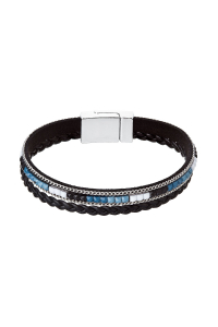 Náramok čierny textilný 53009.3 black Obrázok pre Náramok čierny textilný 53009.3 black