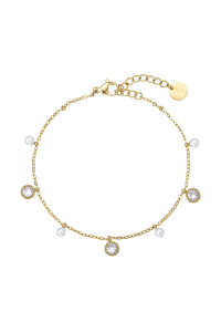 Náramok oceľový s perličkami 43059.1 Obrázok pre Náramok oceľový s perličkami 43059.1