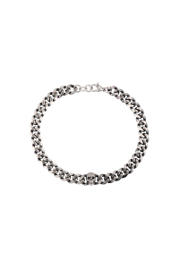 Náramok pánsky z ocele s lebkou 43097.1 Obrázok pre Náramok pánsky z ocele s lebkou 43097.1