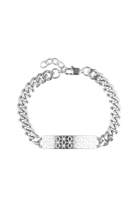 Náramok pánsky z ocele s ozdobnou doštičkou 43051.1 Obrázok pre Náramok pánsky z ocele s ozdobnou doštičkou 43051.1