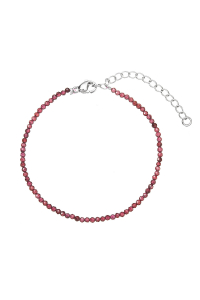 Obrázok pre Náramok s garnet kameňmi 43055.3 oceľ