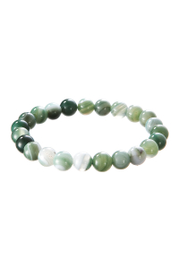 Náramok s minerálnymi kameňmi achát zelený 43056.3 Obrázok pre Náramok s minerálnymi kameňmi achát zelený 43056.3