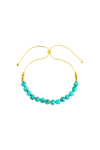 Obrázok pre Náramok s minerálnymi kameňmi tyrkys 43079.3