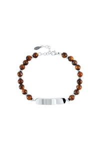 Obrázok pre Oceľový náramok tigrie oko 43084.3