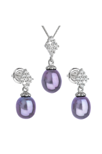 Obrázok pre Perlová súprava z riečnych perál peacock 29018.3