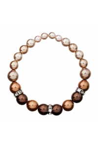 Obrázok pre Perlový náramok hnedý 33016.3