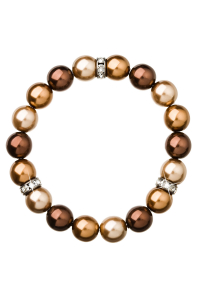 Obrázok pre Perlový náramok hnedý 33061.3