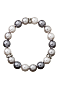 Obrázok pre Perlový náramok šedý 33061.3