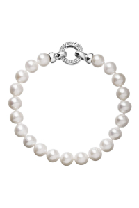 Obrázok pre Perlový náramok z pravých riečnych perál biely 23003.1