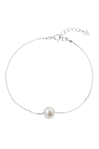 Perlový náramok z pravých riečnych perál biely 23009.1 Obrázok pre Perlový náramok z pravých riečnych perál biely 23009.1