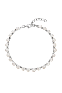 Perlový náramok z pravých riečnych perál na retiazke 23016.1 Obrázok pre Perlový náramok z pravých riečnych perál na retiazke 23016.1