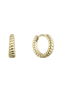 Pozlátené náušnice kruhy 61160 Obrázok pre Pozlátené náušnice kruhy 61160