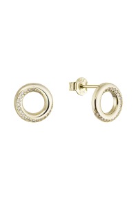 Pozlátené náušnice krúžky 11745.1 Obrázok pre Pozlátené náušnice krúžky 11745.1