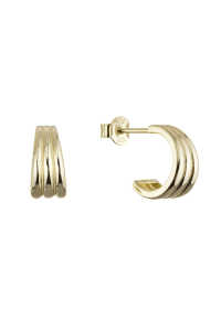 Pozlátené náušnice polkruhy 61154 Obrázok pre Pozlátené náušnice polkruhy 61154