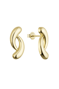 Pozlátené strieborné náušnice 61125 Obrázok pre Pozlátené strieborné náušnice 61125