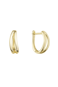 Pozlátené strieborné náušnice kruhy 61018 Obrázok pre Pozlátené strieborné náušnice kruhy 61018