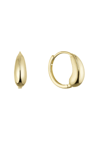 Obrázok pre Pozlátené strieborné náušnice slza 61099