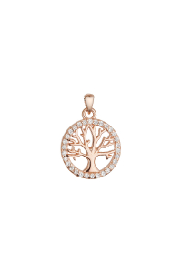 Pozlátený ružový prívesok strom života 14052.1 Obrázok pre Pozlátený ružový prívesok strom života 14052.1