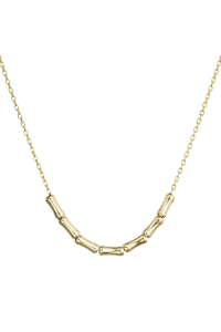 Pozlátený strieborný náhrdelník s obdĺžnikmi 62011 Obrázok pre Pozlátený strieborný náhrdelník s obdĺžnikmi 62011