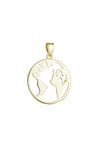 Pozlátený strieborný prívesok svetadiely 64065 Obrázok pre Pozlátený strieborný prívesok svetadiely 64065