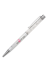 Obrázok pre Propiska s kryštálmi 38008.1 biela