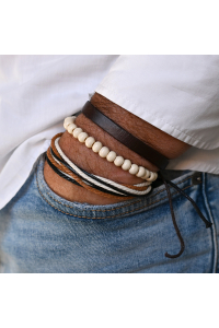 Obrázok pre Sada pánskych náramkov 53049.3