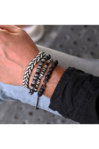 Obrázok pre Sada pánskych náramkov 53050.3