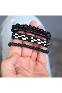 Obrázok pre Sada pánskych náramkov 53054.3