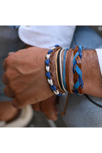 Obrázok pre Sada pánskych náramkov 53058.3