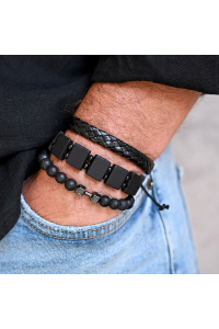 Obrázok pre Sada pánskych náramkov 53059.3