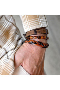 Obrázok pre Sada pánskych náramkov 53060.3