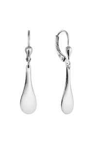 Obrázok pre Strieborné dlhé visiace náušnice kvapky 61086