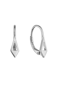 Strieborné náušnice geometrického tvaru 61024 Obrázok pre Strieborné náušnice geometrického tvaru 61024