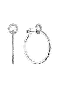 Strieborné náušnice kruhy 11609.1 Obrázok pre Strieborné náušnice kruhy 11609.1