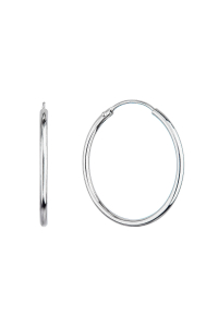 Strieborné náušnice kruhy 61003 Obrázok pre Strieborné náušnice kruhy 61003