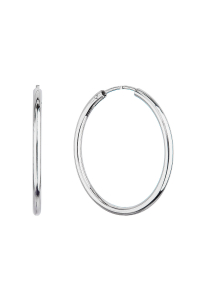 Strieborné náušnice kruhy 61004 Obrázok pre Strieborné náušnice kruhy 61004