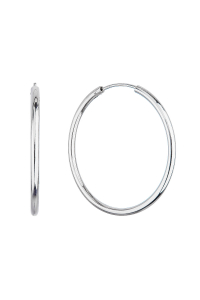 Strieborné náušnice kruhy 61005 Obrázok pre Strieborné náušnice kruhy 61005