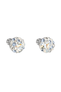 Strieborné náušnice pecka s kryštálmi Swarovski modré okrúhle 31336.3 light sapphire Obrázok pre Strieborné náušnice pecka s kryštálmi Swarovski modré okrúhle 31336.3 light sapphire